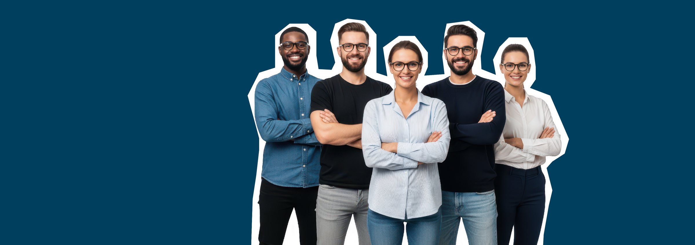 Gruppe von fünf Lehrkräften (Platzhalter aus dem Entwurf)
